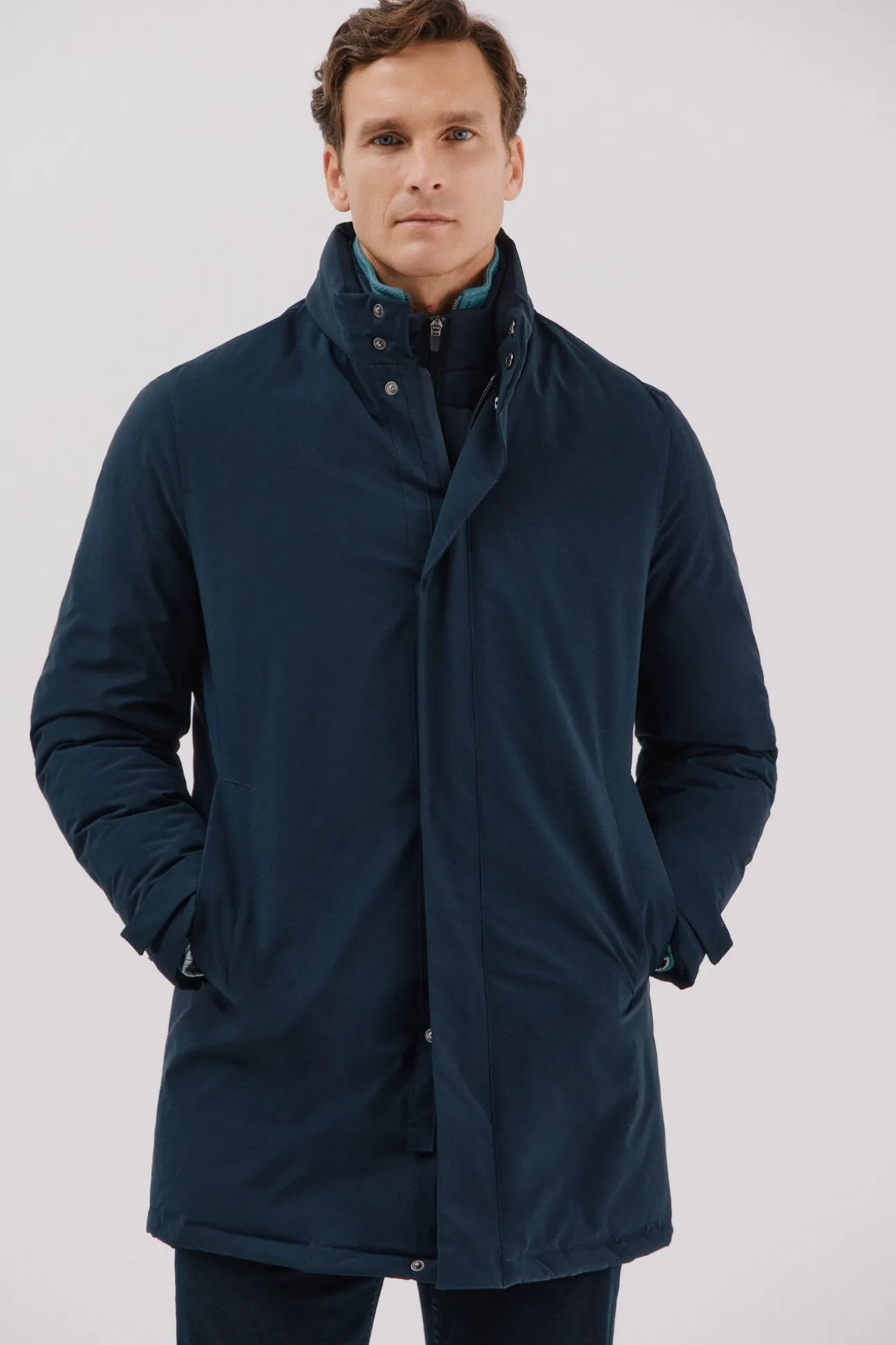 Parka técnica com vistas removíveis