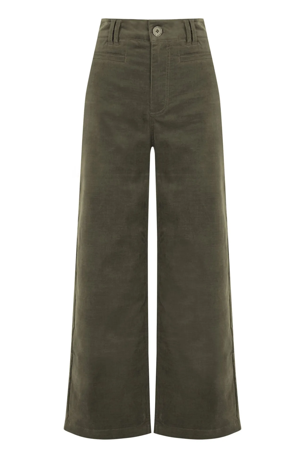 Paulette. Calça de perna larga