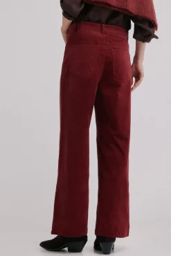 Paulette. Calça de perna larga