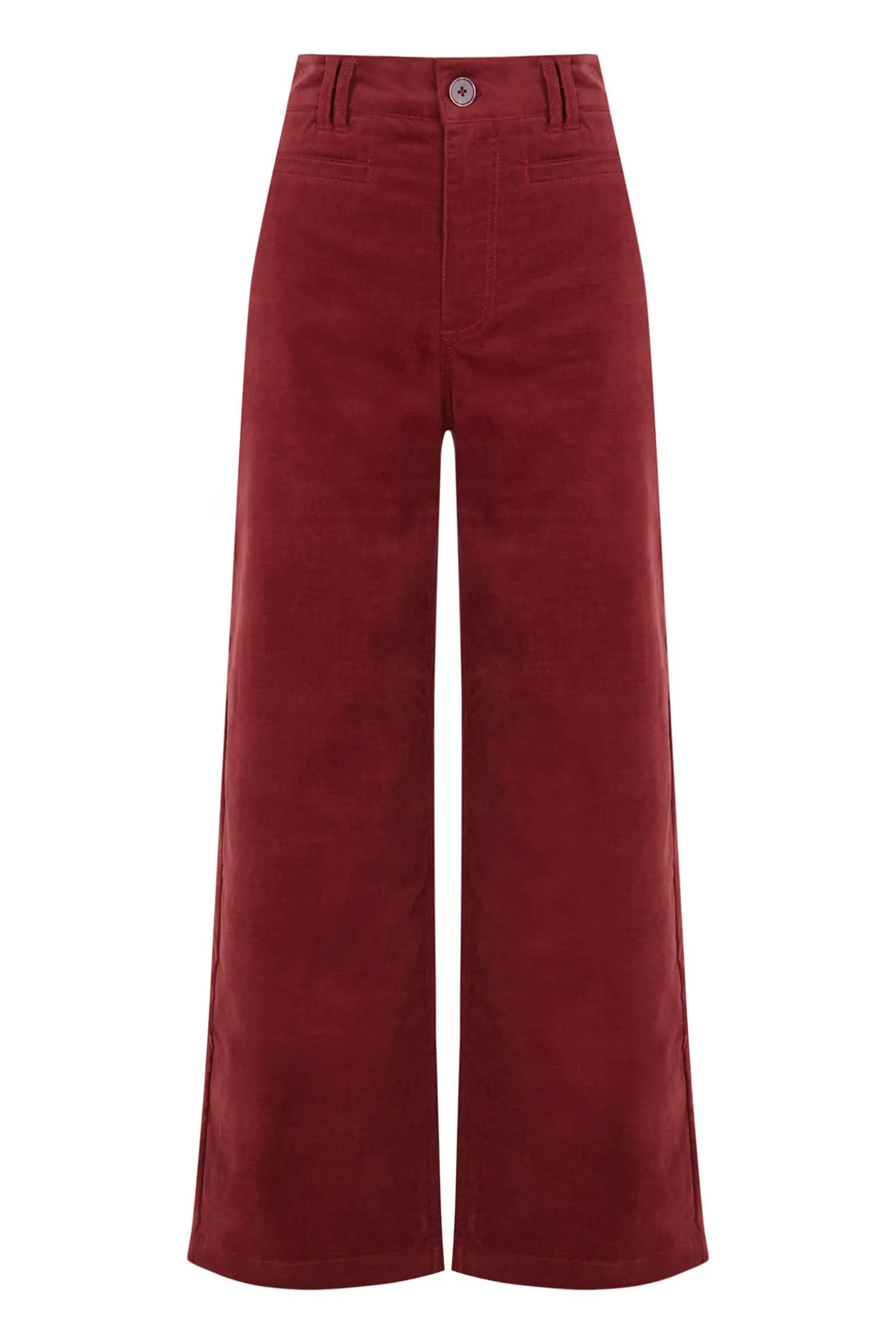 Paulette. Calça de perna larga