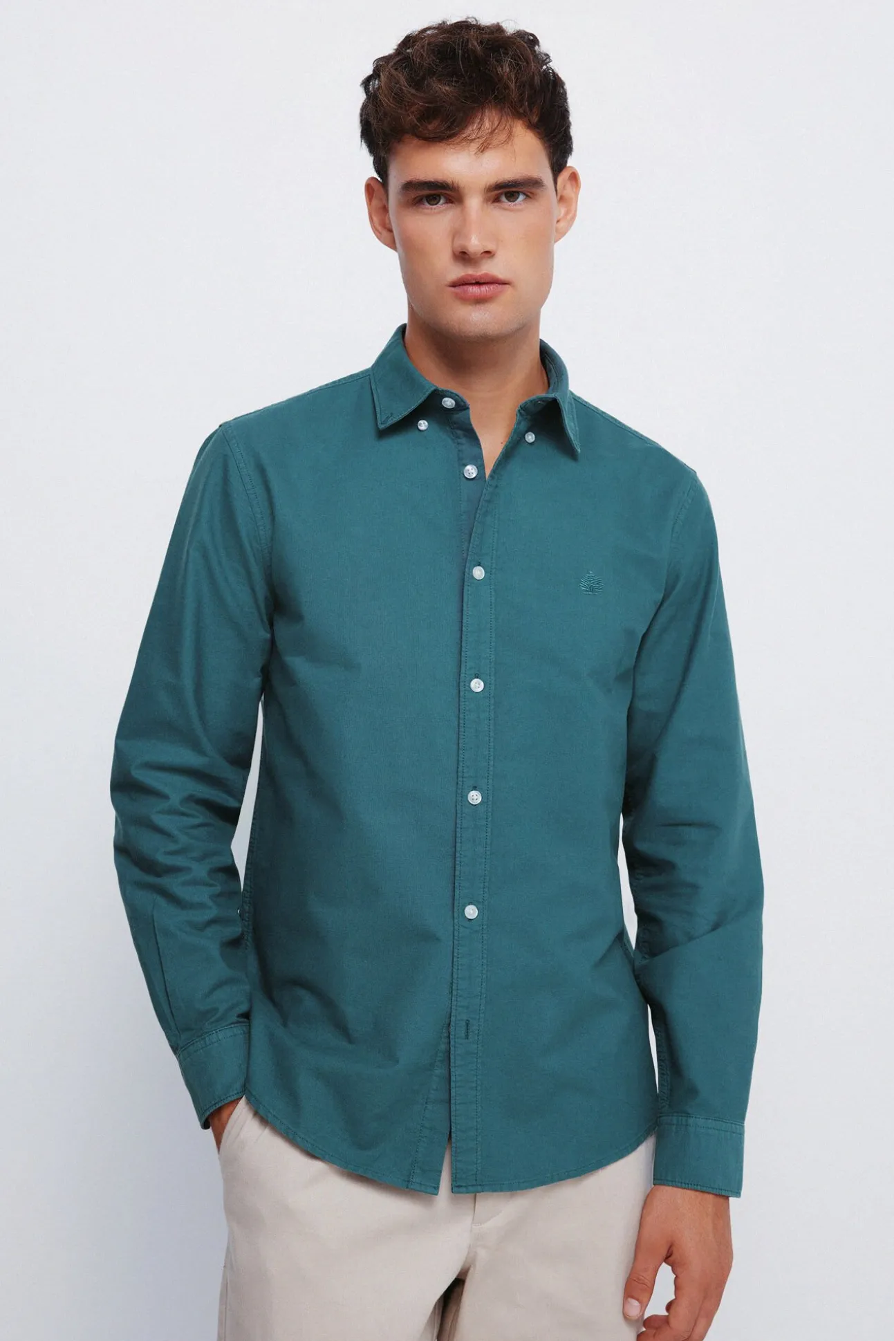 Peça oxford tingida