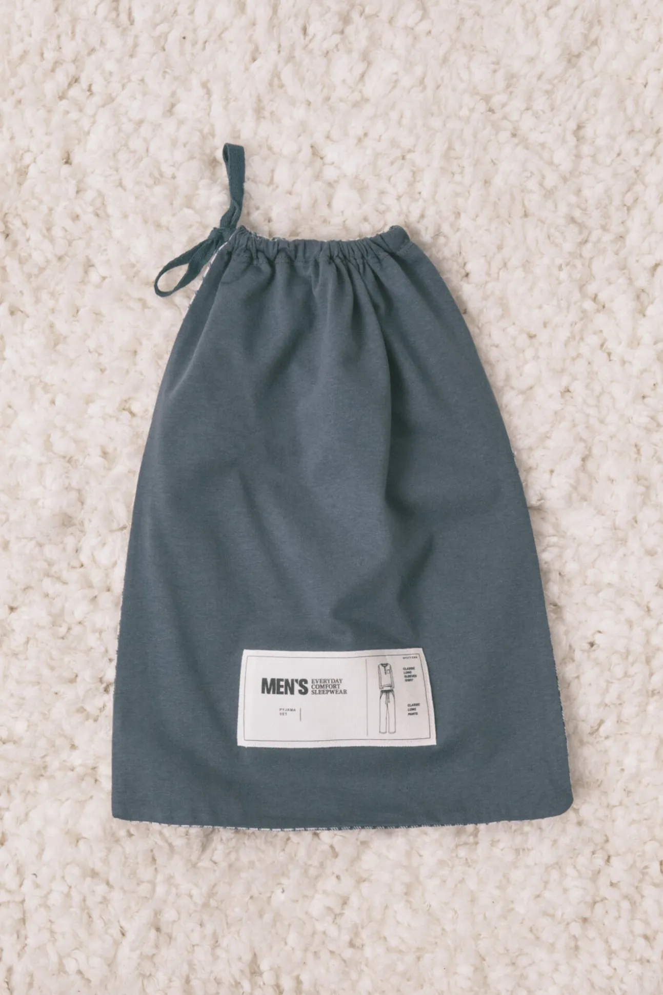 Pijama comprido, 100% algodão, xadrez verde