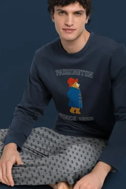 Pijama comprido estampado Paddington para homem