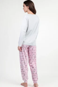 Pijama comprido estampado gato Marie Disney