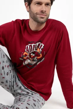 Pijama comprido estampado Muppets para homem
