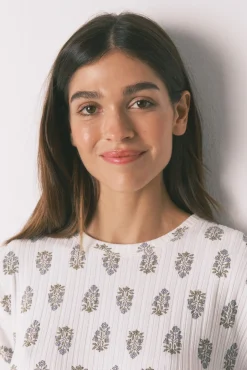 Pijama comprido floral