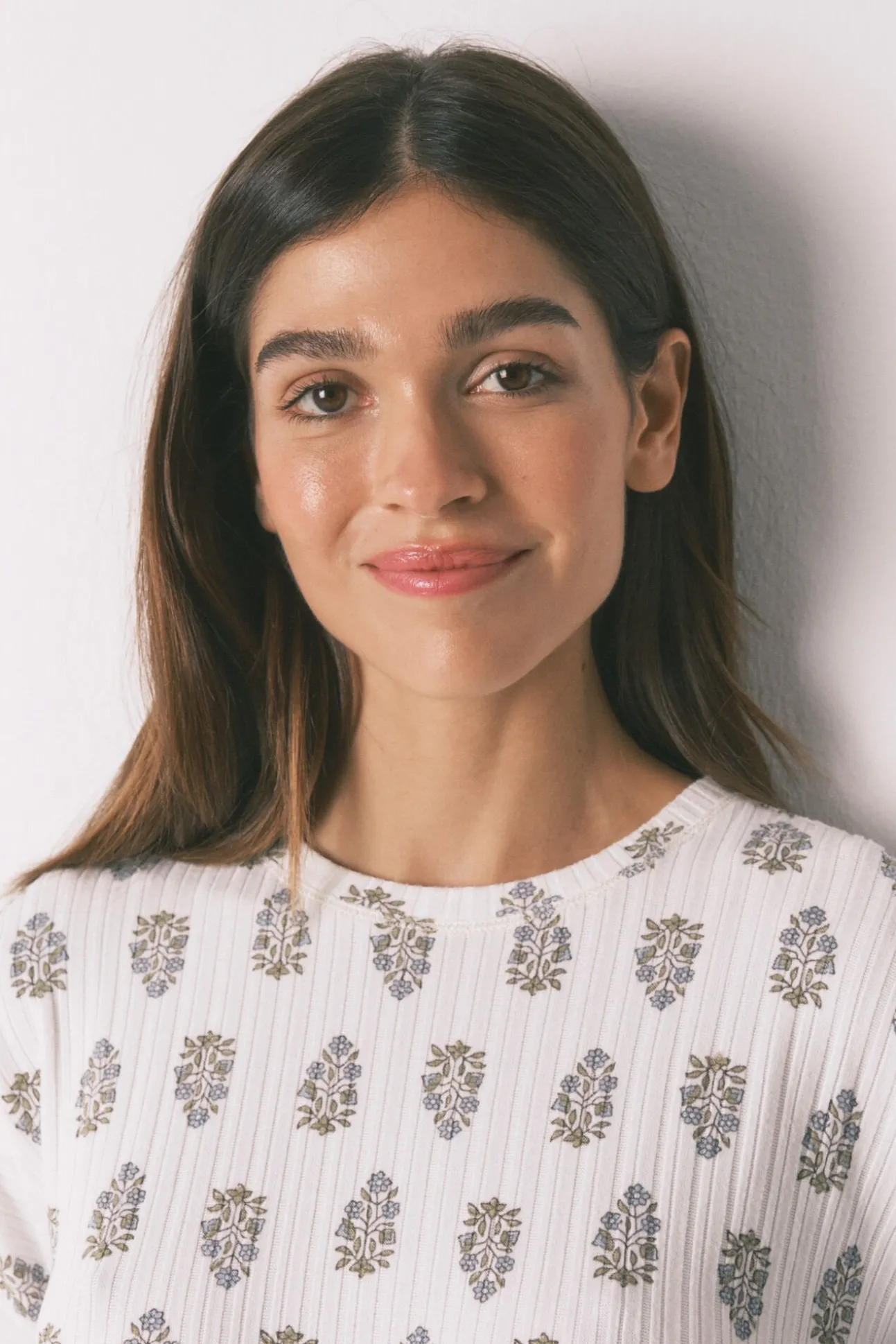 Pijama comprido floral