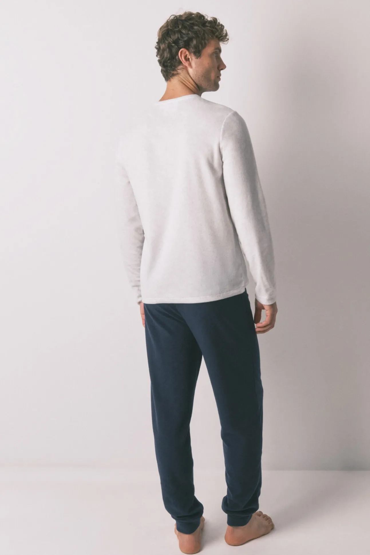 Pijama comprido longo de polar masculino "Woody cowboy"