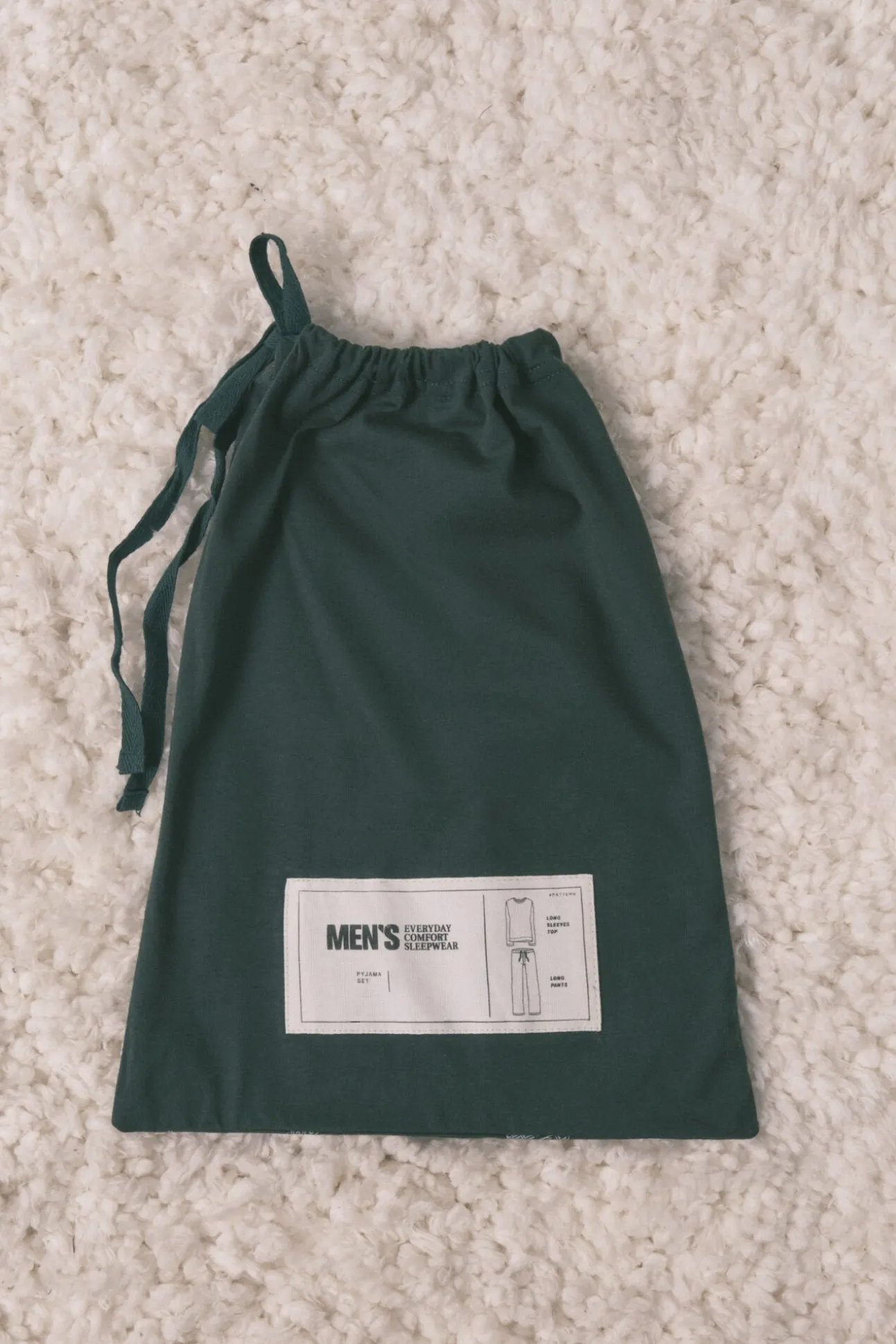 Pijama comprido masculino 100% algodão verde com carros