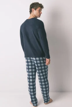 Pijama comprido masculino polar Blue Muppet