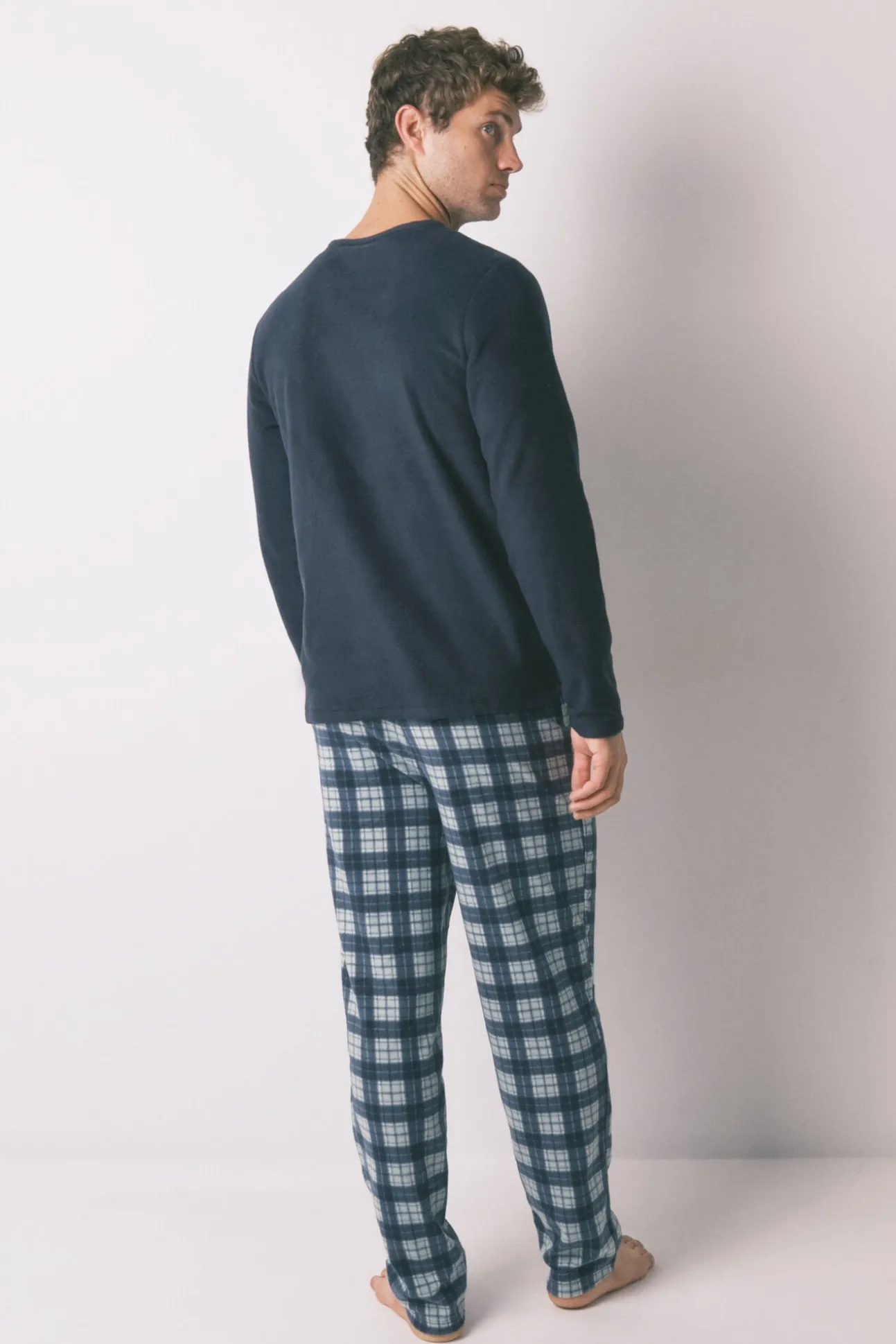 Pijama comprido masculino polar Blue Muppet