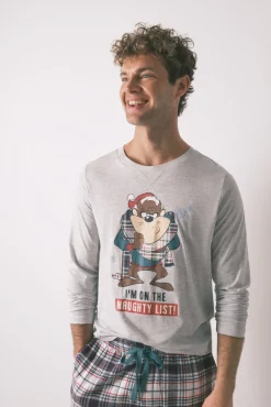 Pijama comprido masculino 100% algodão