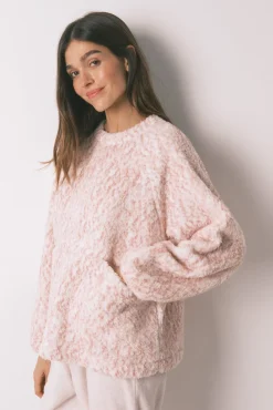 Pijama comprido pelo rosa