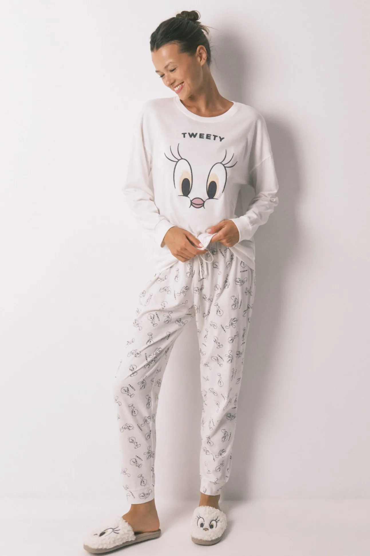 Pijama comprido Tweety Bird 100% algodão