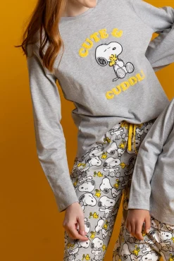 Pijama Family Snoopy Funny para mulher