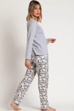 Pijama Family Snoopy Funny para mulher