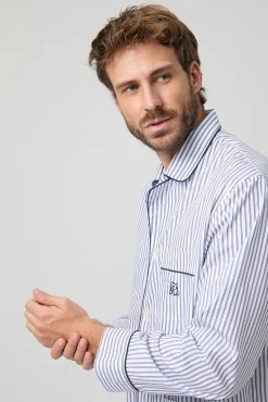 Pijama riscas Kiff Kiff 100% algodão