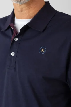 Polo básica de manga comprida