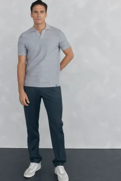 Polo estrutura jacquard