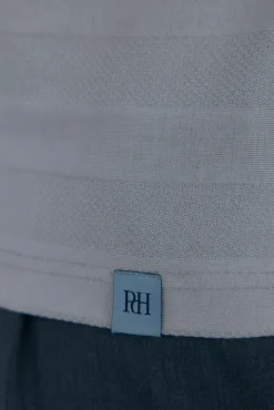 Polo estrutura jacquard