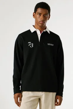 Polo manga comprida
