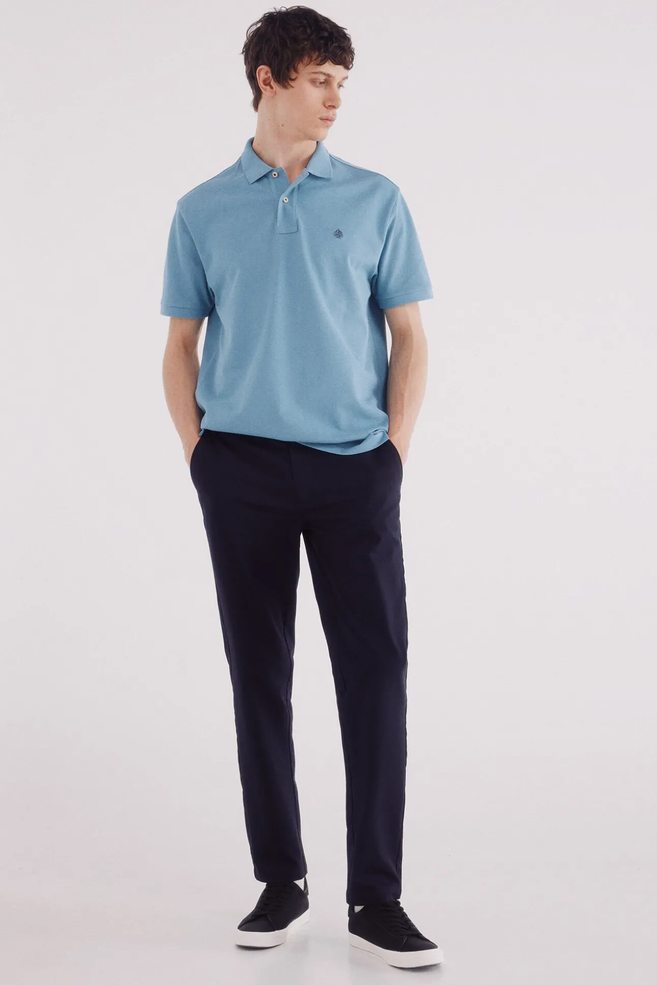 Polo piqué básico regular fit