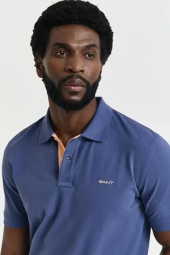 Polo piqué contrastante