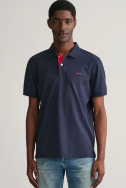 Polo piqué contrastante