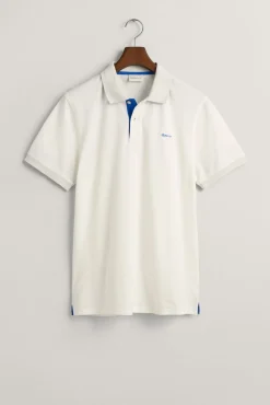 Polo piqué contrastante