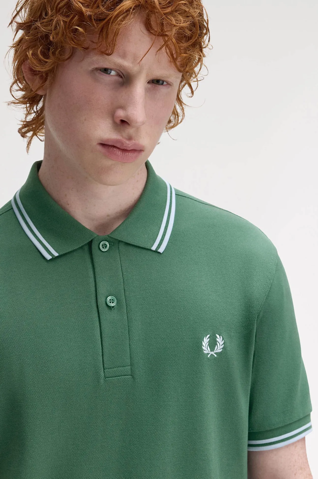 Polo piqué masculina de manga curta