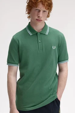 Polo piqué masculina de manga curta