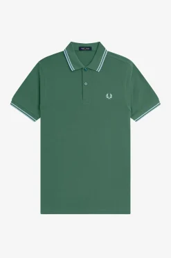 Polo piqué masculina de manga curta