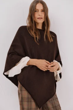 Poncho de toque suave