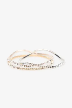 Pulseira trinity com strass