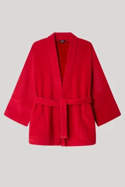 Robe de pele vermelha