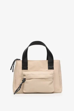 Sacola de compras de nylon com bolso