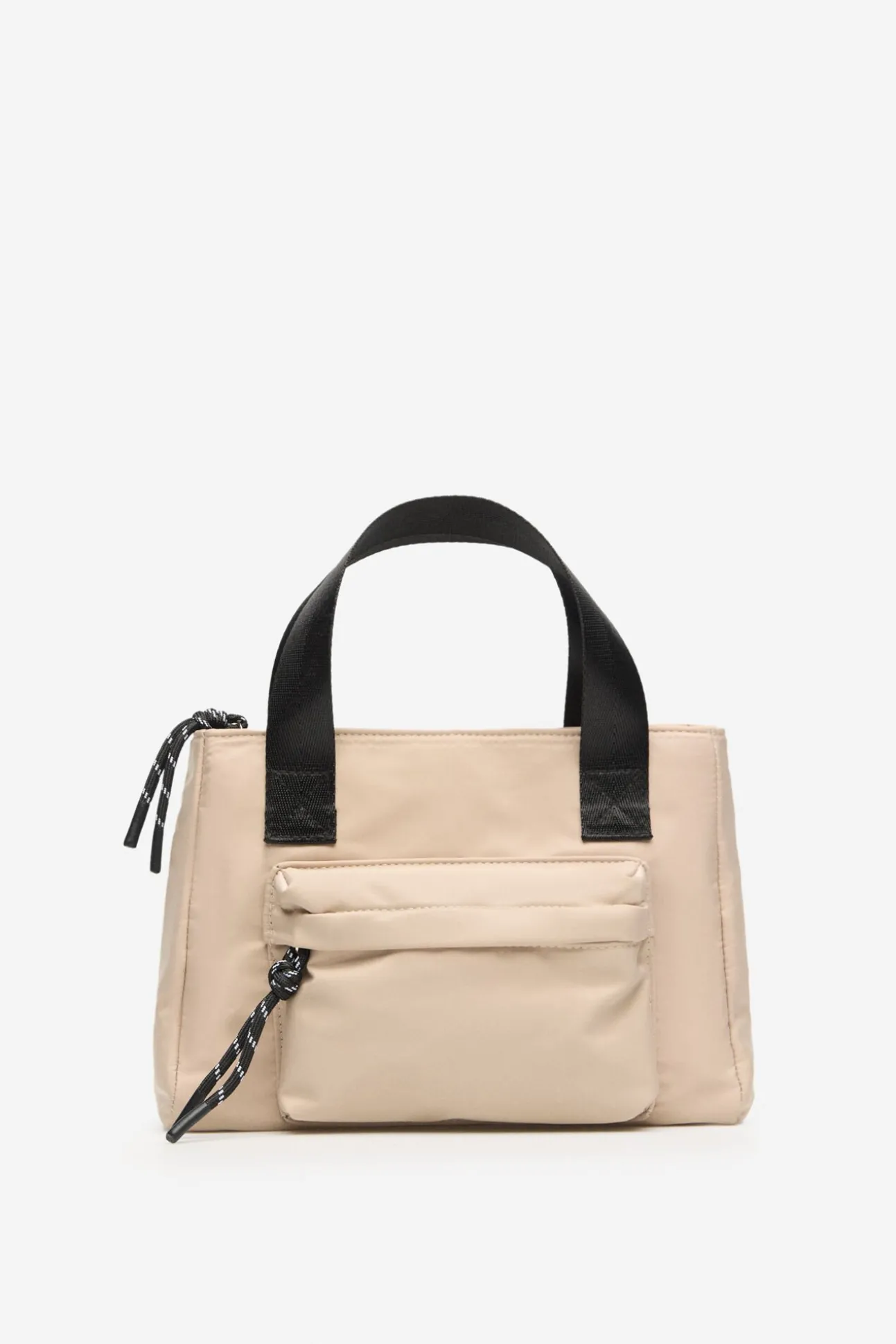 Sacola de compras de nylon com bolso