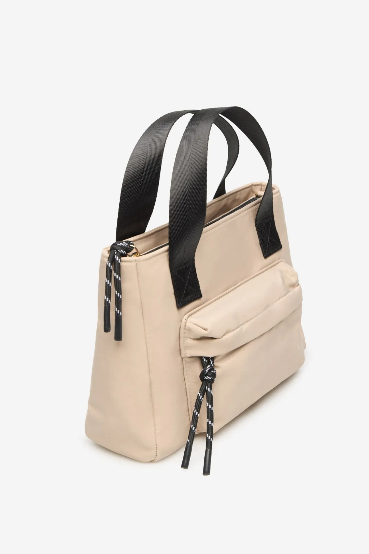 Sacola de compras de nylon com bolso
