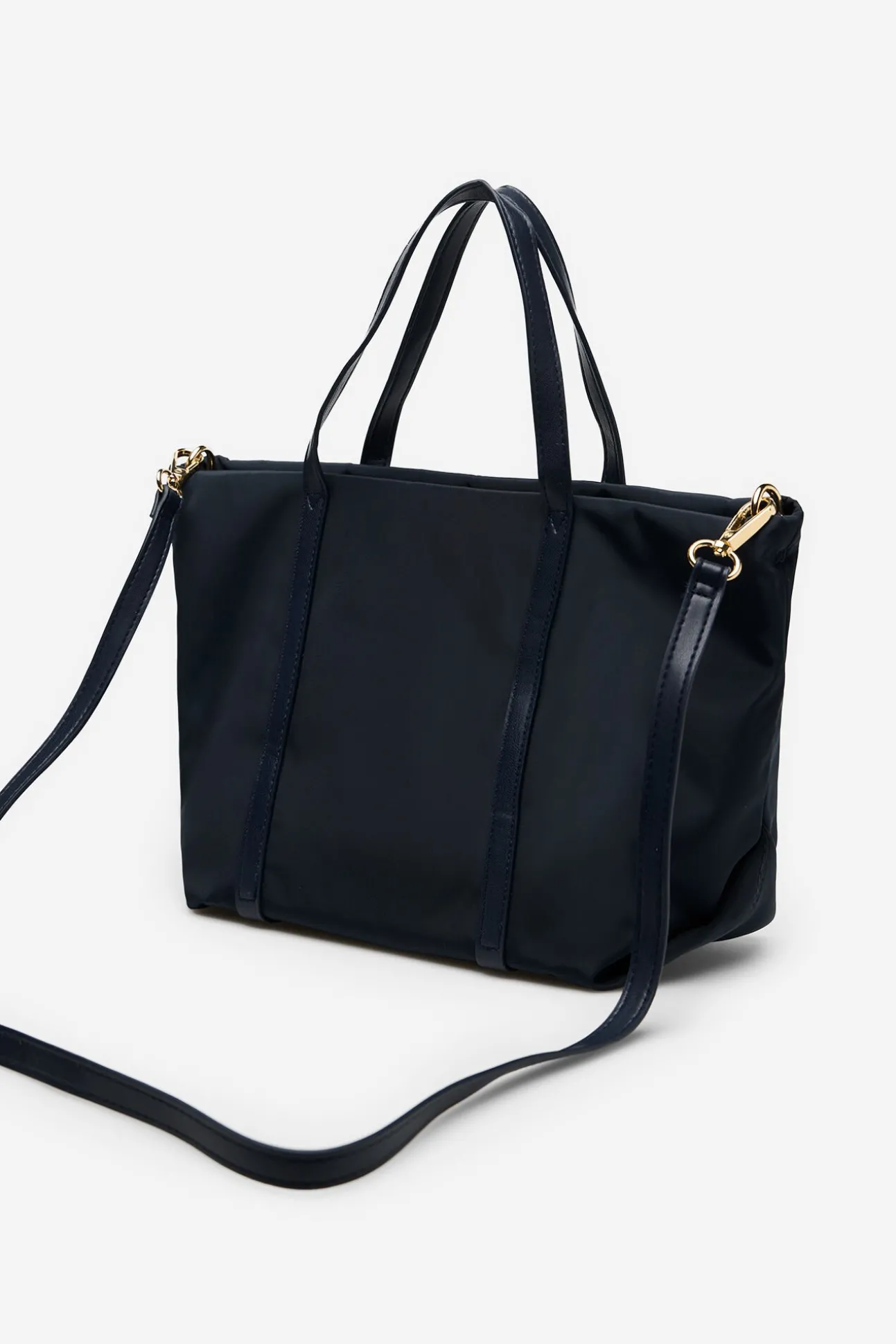 Sacola de compras em nylon com logo pq