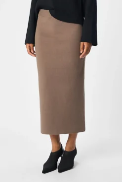 Saia de malha midi