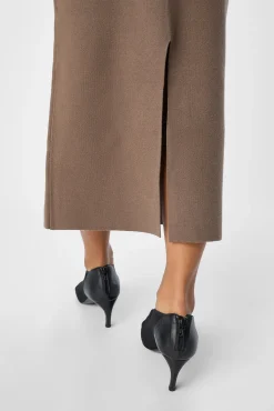 Saia de malha midi