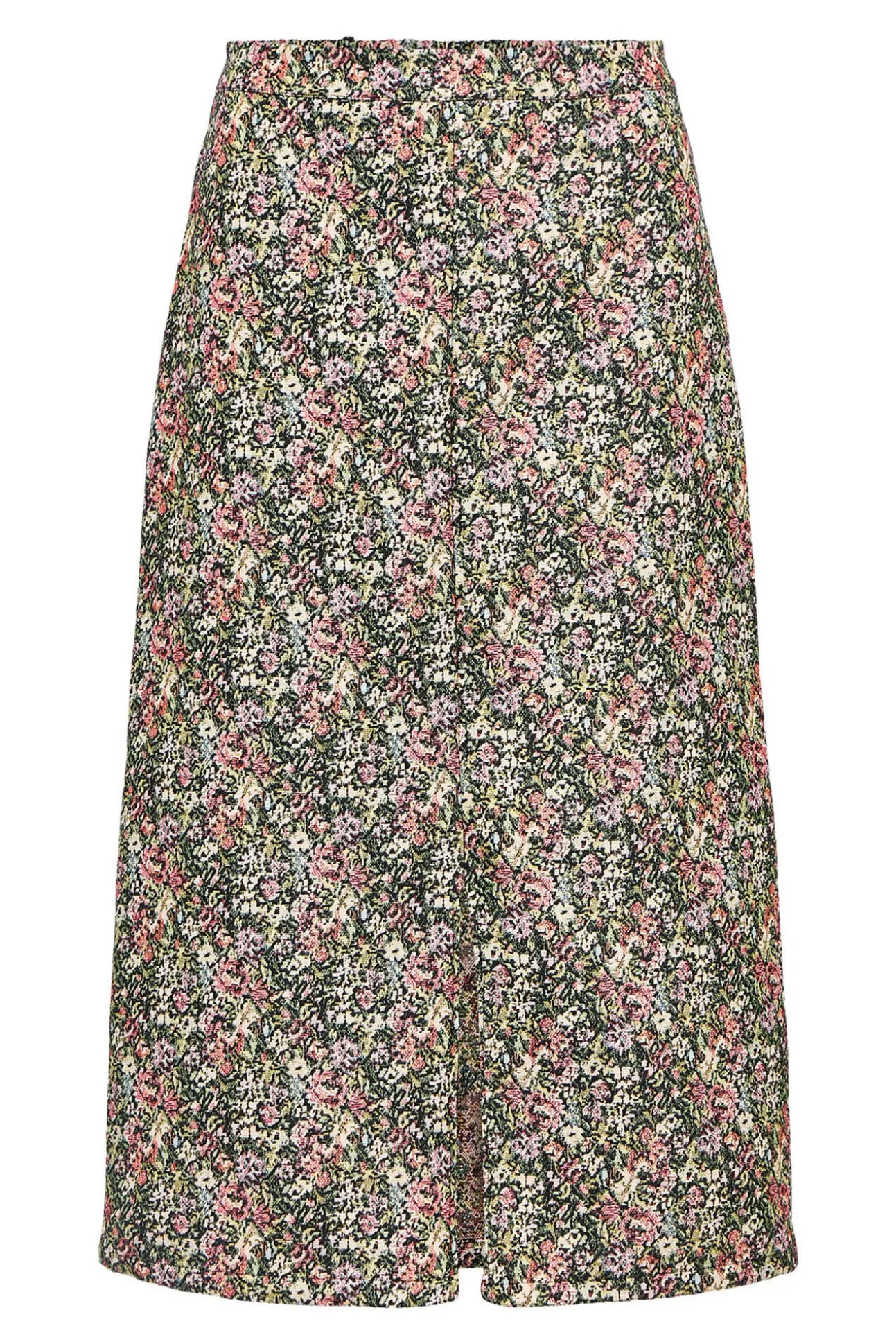 Saia estampada em jacquard