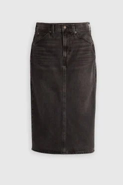 Saia jeans Levis® HR com fenda nas costas