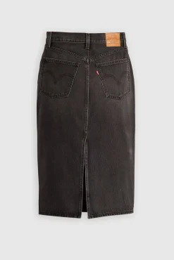 Saia jeans Levis® HR com fenda nas costas