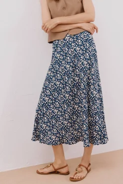 Saia roda estampada
