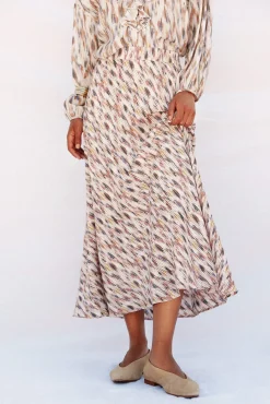 Saia roda estampada