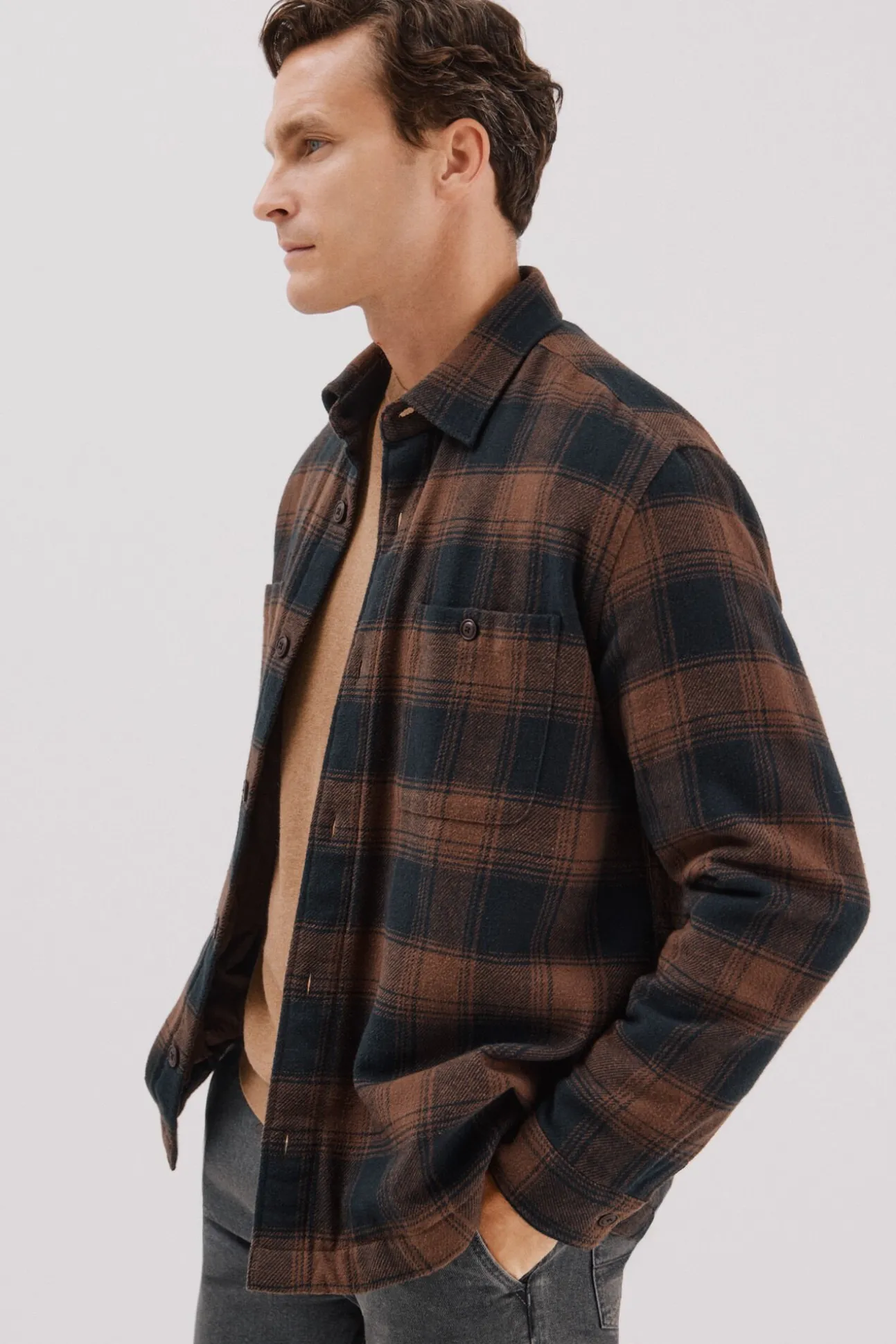 Sobrecamisa acolchoada