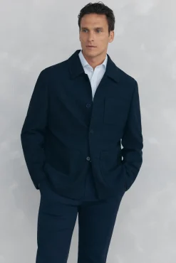 Sobrecamisa azul marinho