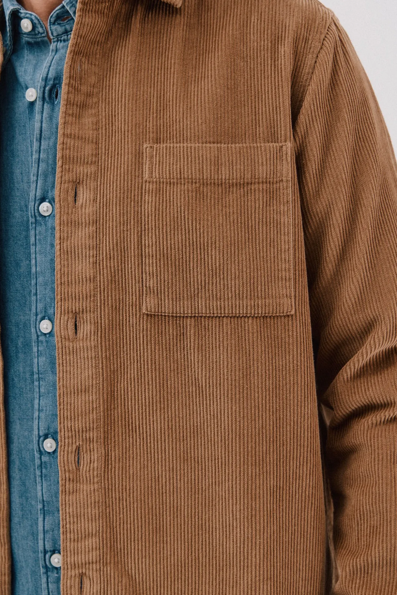 Sobrecamisa bombazina