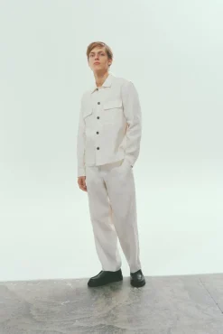 Sobrecamisa de linho